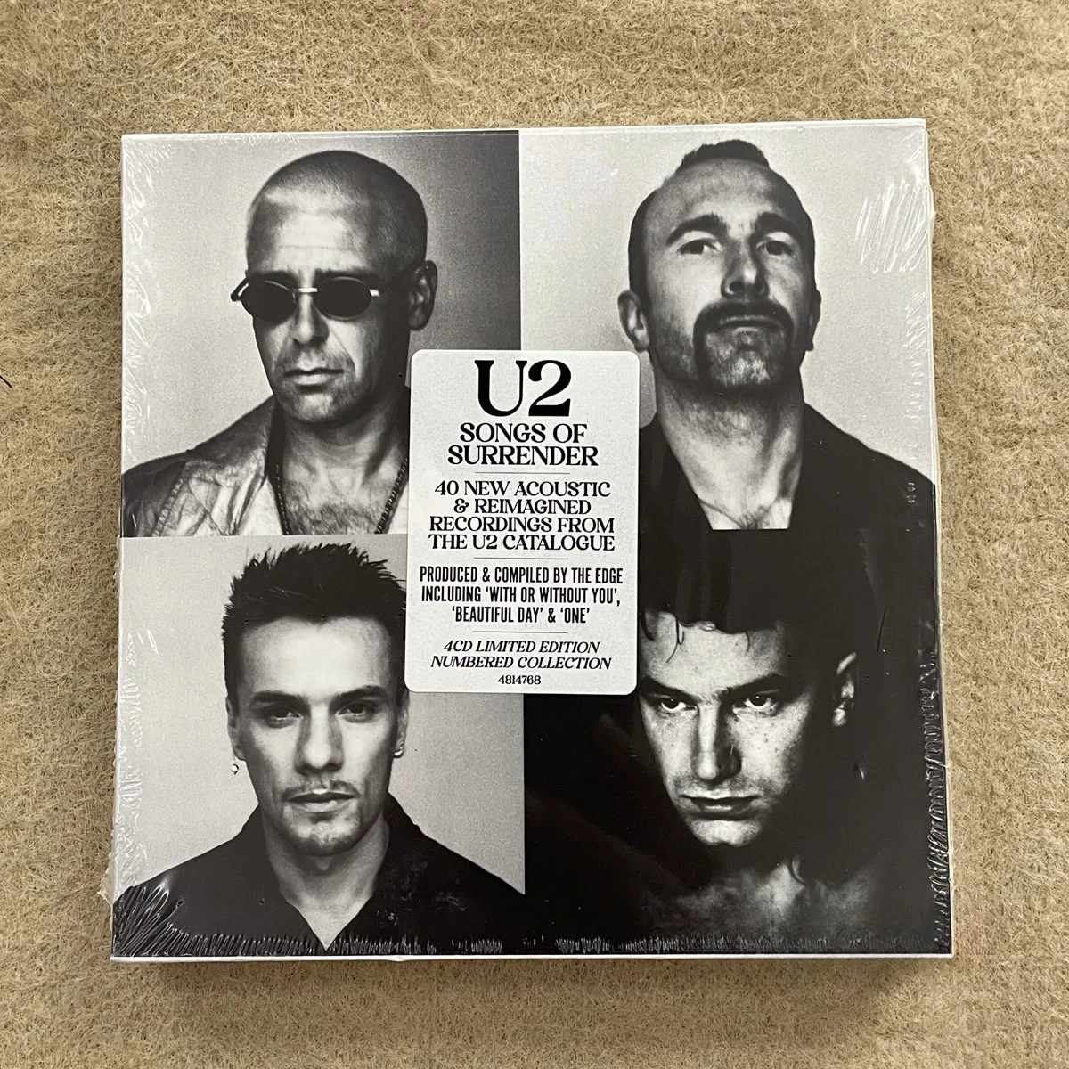 

U2 Songs of Surrender 4CD 2023 Remastered - Legendary Irish Rock Classics - Reimagined Melodies for U2 Fans & Collectors
