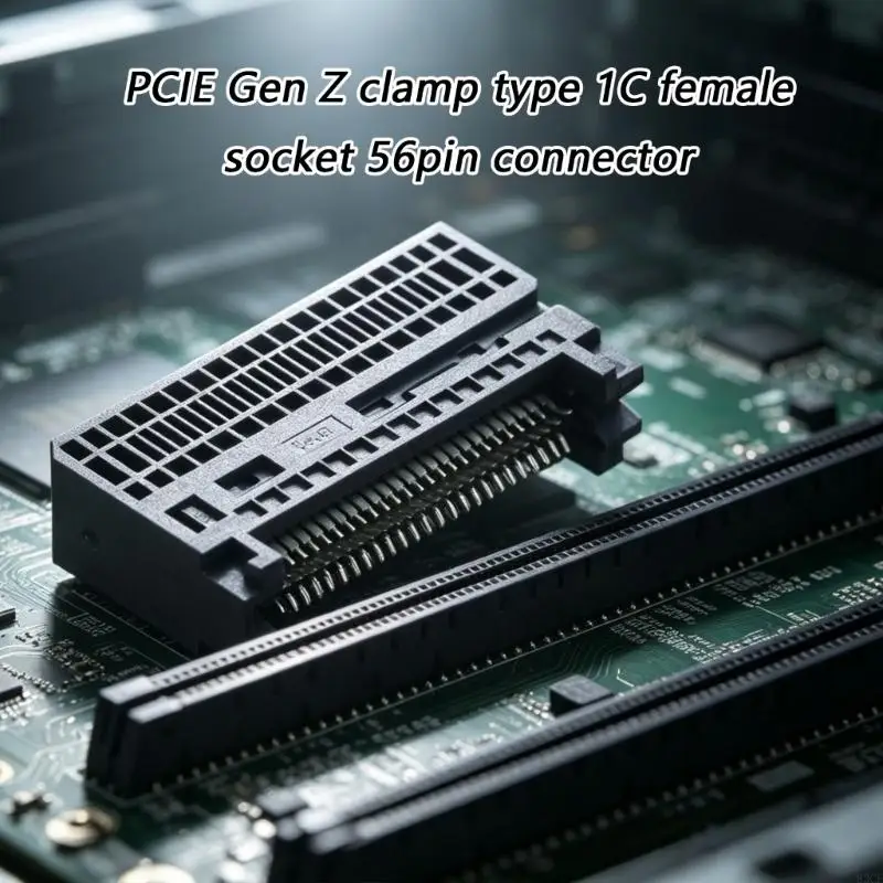 PCIE GenZ 56Pin Board Mount Connectors Fast Speed Low Profile for Servers PCIe 5.0 6.0 Compatible SFF 1002 Standard 83CF