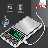 1/2PCS Mini Precision 0.01g /0.1g pocket Digital Scales for Gold Bijoux Sterling jewelry weight Balance Gram Electronic Scales