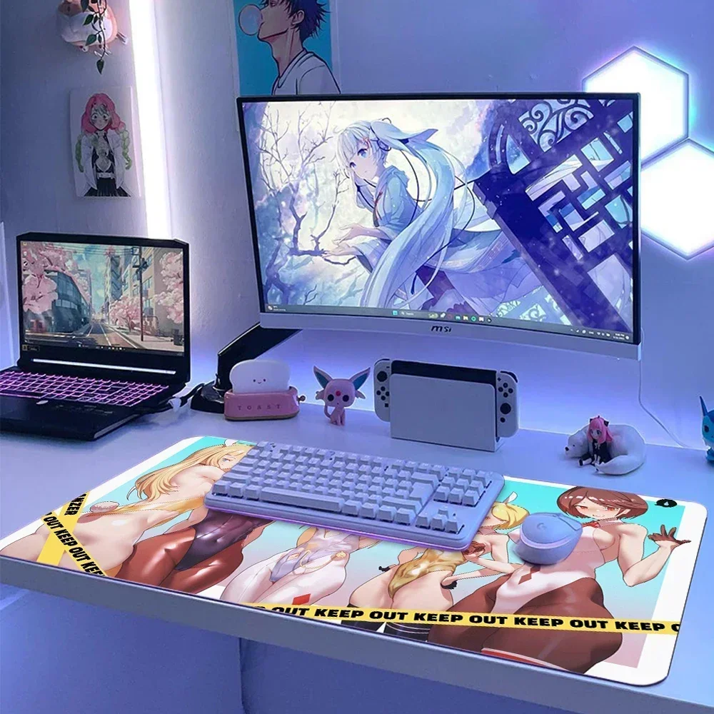 Nude hentai Sex Large Mouse Pad Chest Mausepad with Tits Seductive Woman Playmat Boobs Anime Carpet Custom Gaming Desk Mat 600