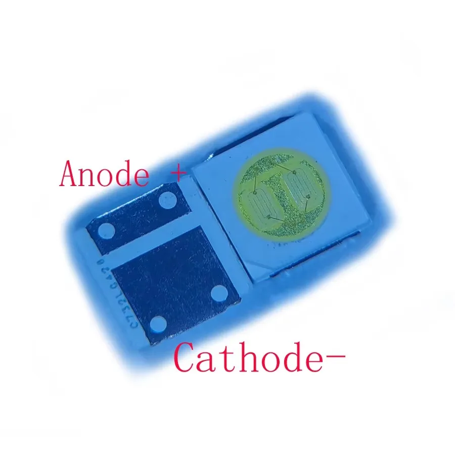 500 sztuk/partia SMD LED 3030 3V 1.8W zimny biały wysokiej mocy do podświetlenia telewizora aplikacja 3.0*3.0*0.6mm