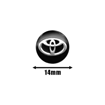 6 ks 3D hliníkové logo auta dálkové ovládání klíč emblém samolepka pro Toyota Škoda Audi MINI Fiat Mazda Ford atd. příslušenství 10 nejlepší prodej Samolepka s logem Škoda Key - №5