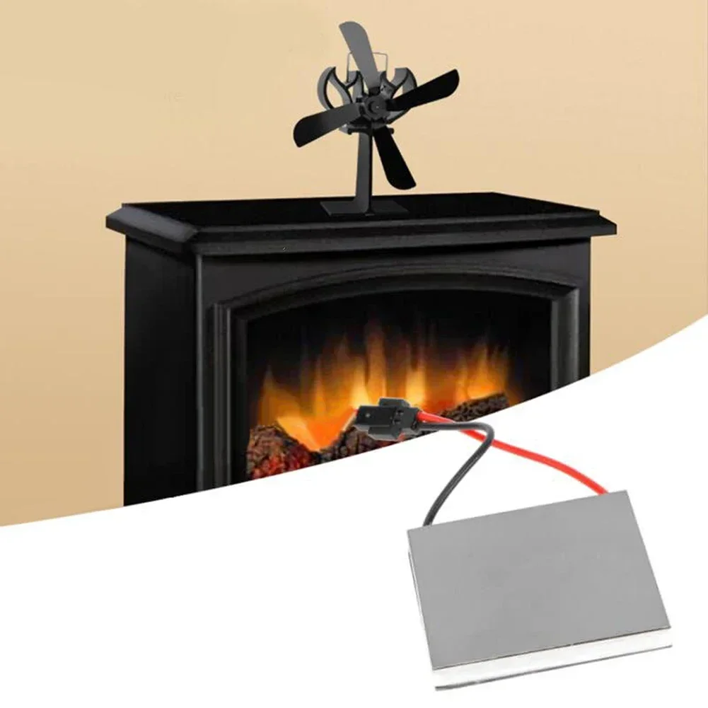 Fireplace Fan Accessories Power Generation Sheet Fan Burner Heater Part High Temperature Resistant Motor Accessories Set