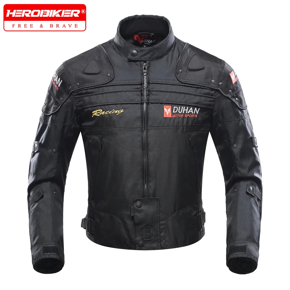 DUHAN Motocross Jacket Pants Suit Waterproof Racing Jacket Protective Motorcycle Lining Four Seasons Motorcycle Jacket Men