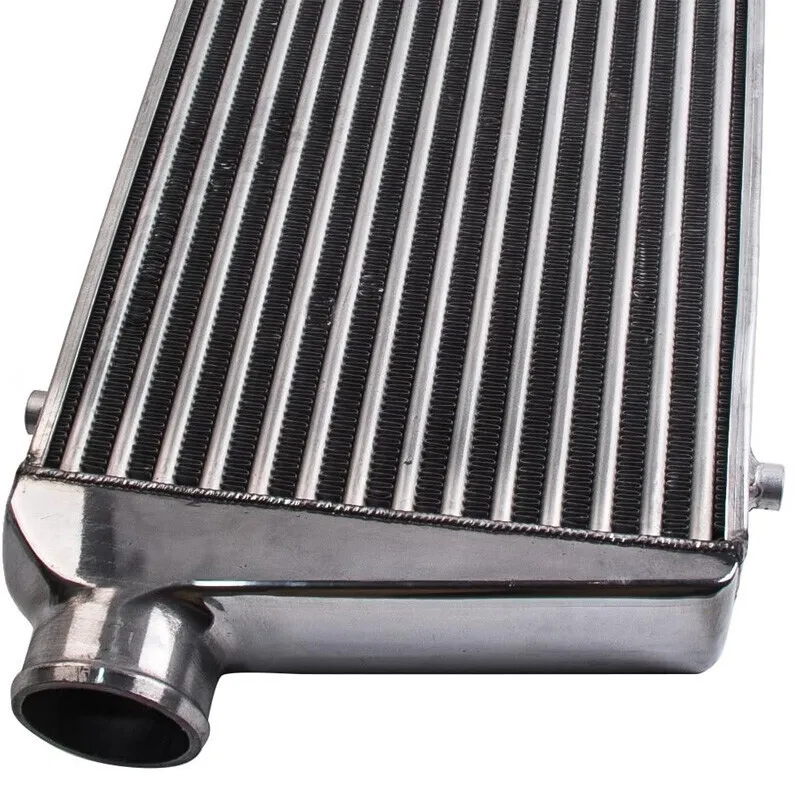 مبرد داخلي عالمي كامل من الألومنيوم Fmic Turbo مقاس 31 بوصة × 13 بوصة × 3 بوصة أنبوب وزعنفة فضي TI-0178