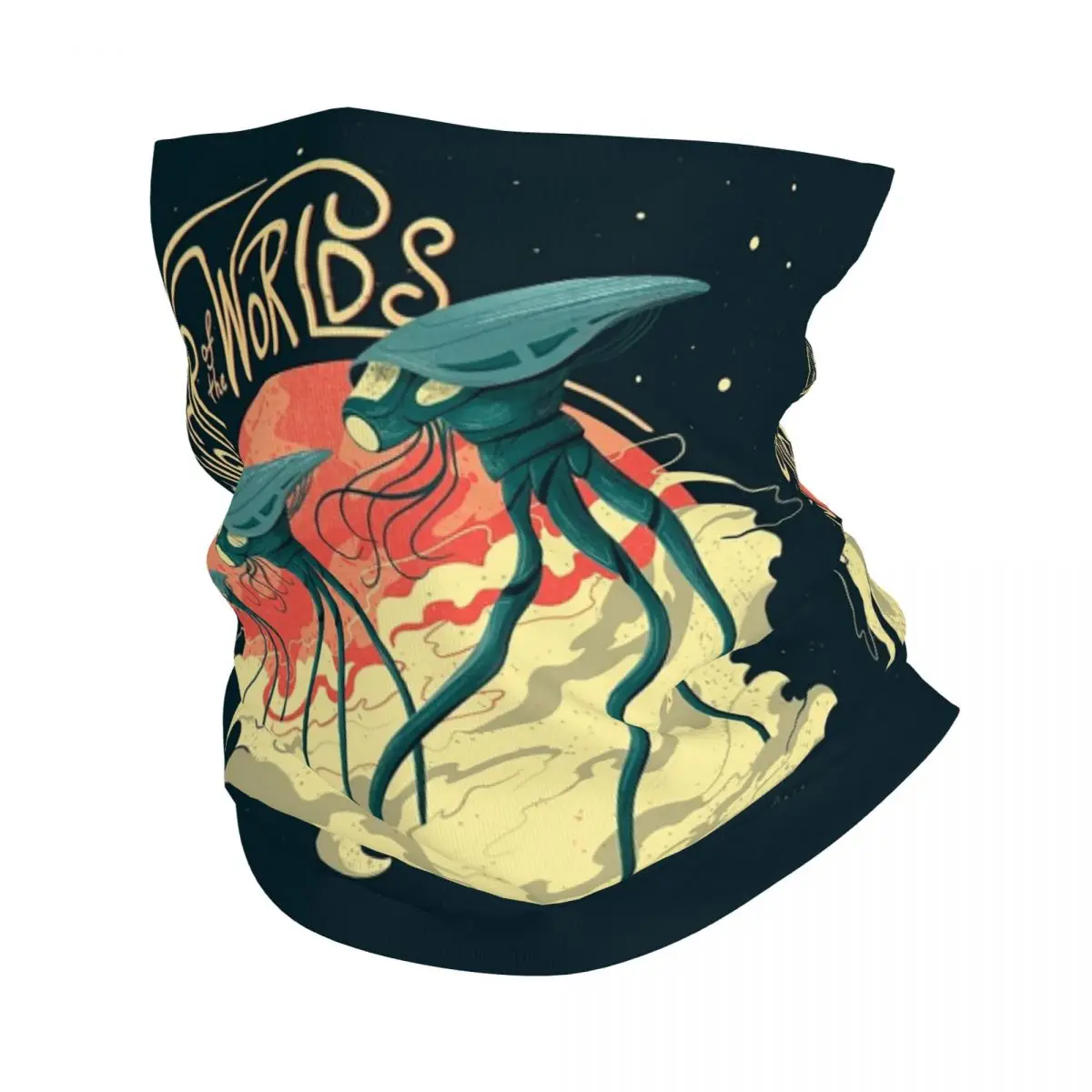 

War Of The Worlds Bandana Neck Cover Printed Wrap Scarf Multi-use FaceMask Cycling For Men Women Adult Washable