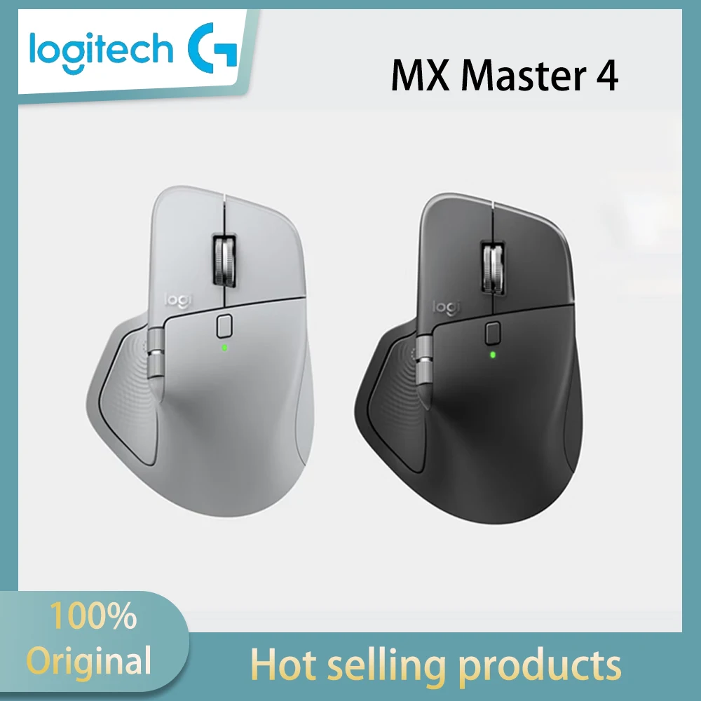 Logitech MX Master 4 Wireless Bluetooth Mouse Master3s Upgraded Ergonomic Dual Mode Mouse Office Silent Mouse Master4 Mac iPad