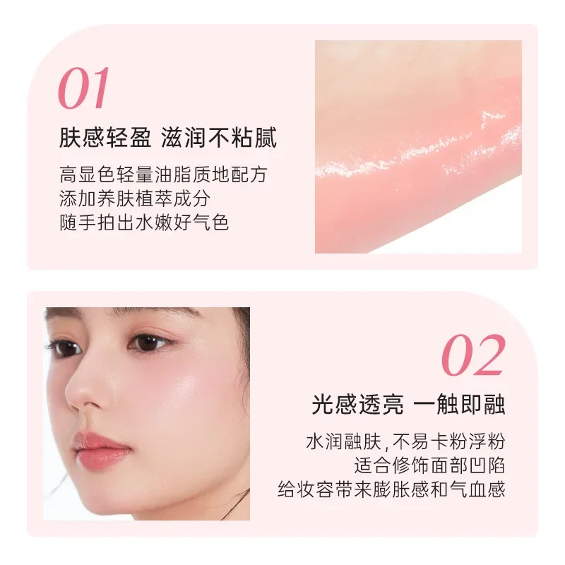 ForeverkeyTwo Color Blush plaque intégrée maquillage du visage crème hydratante éclaircissante imperméable facile coloration durable mat Blush