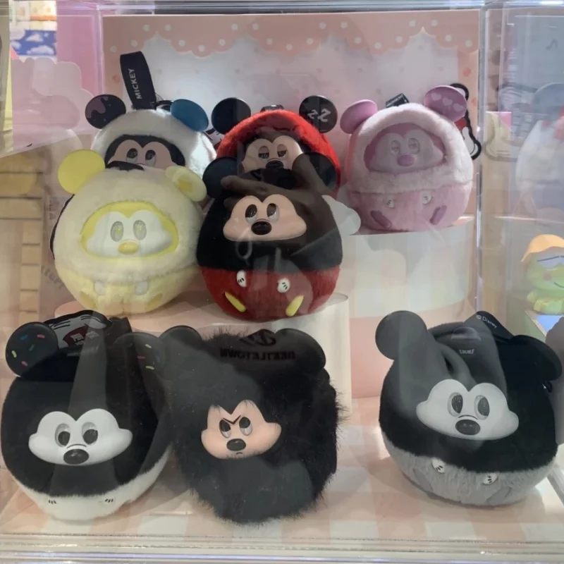 In Stock Disney Mickey Fun Crash Series Blind Box Vinyl Pendant Gift Collected Figure Anime Peripheral Girls Birthday Toys Gifts