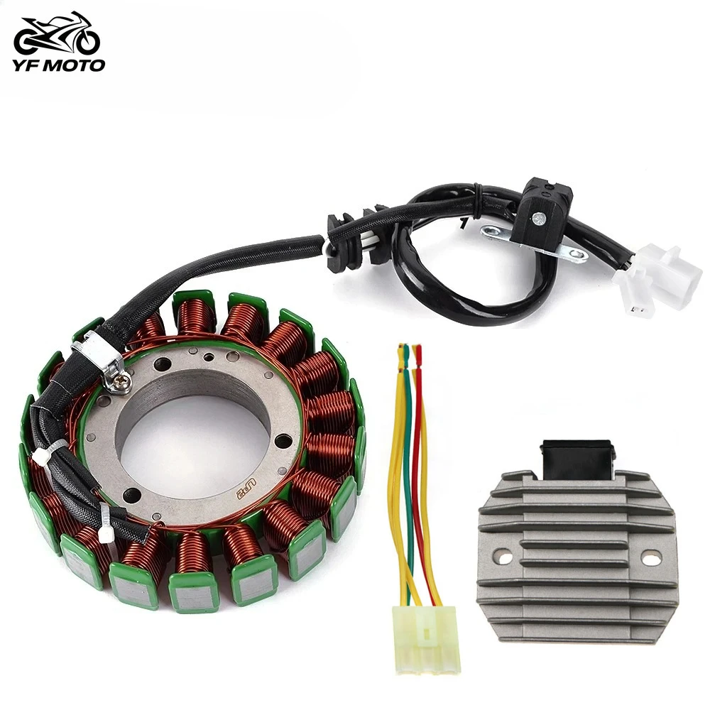 Regulador de Voltaje de Bobina de Estator de Magneto para Motocicleta, Rectificador para Yamaha XVS1100 VStar Custom 1100 Classic 1100 2000-2003