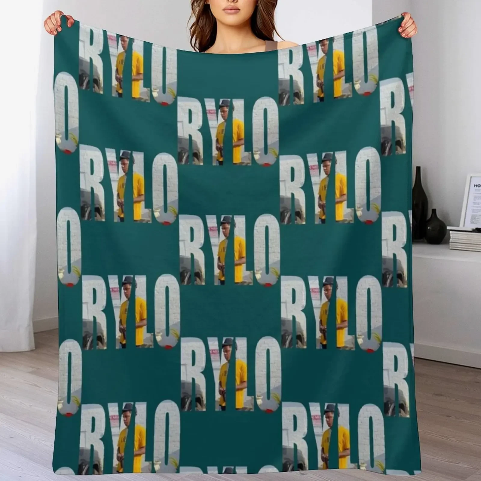 

New Rylo Rodriguez Rapper Throw Blanket Cozy Home Blanket Gift for Christmas Holiday