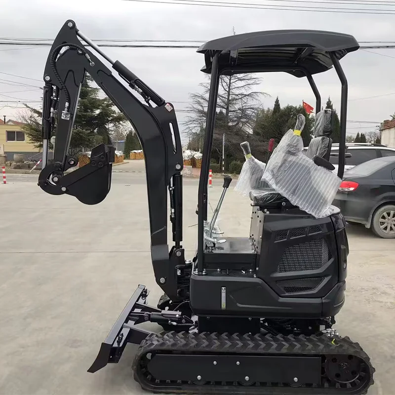 Customized Mini Excavator 1.8 tons Agricultural Brand New Small Crawler Excavator Kubota Engine