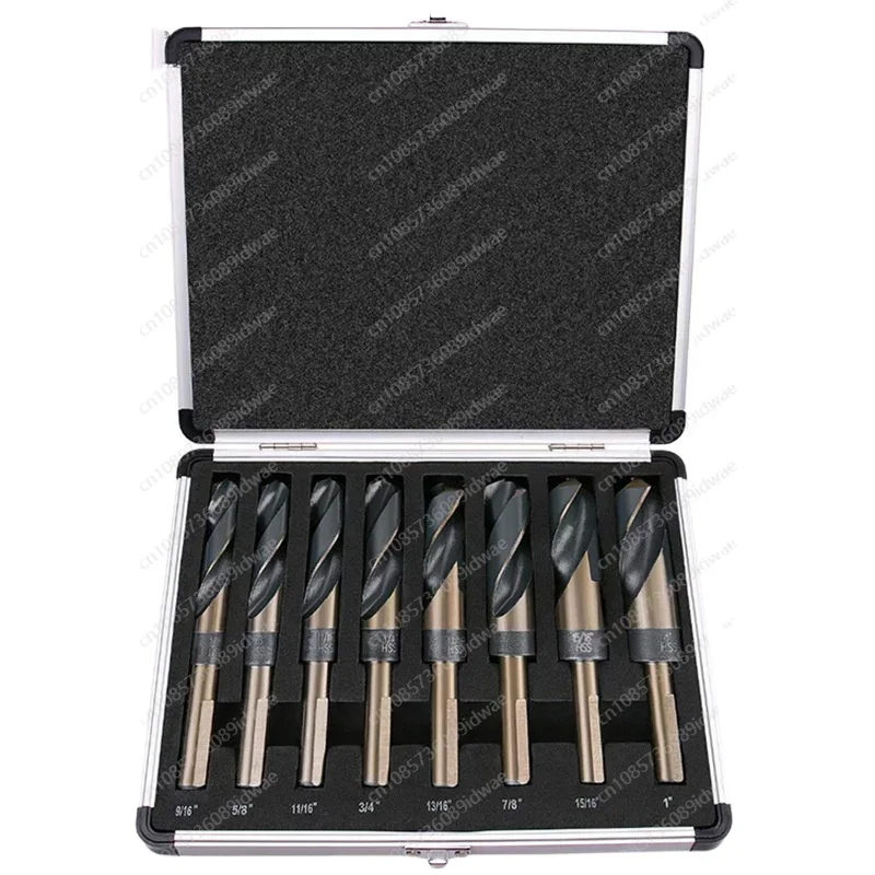 Aluminum Boxed Inch Twist Drill Set Steel Twist Drill Small Shank Drill Bit Small Shank Straight Shank