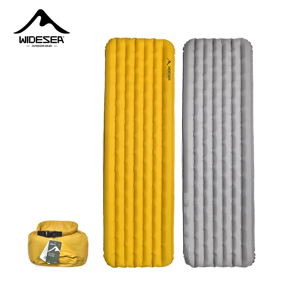 Widesea Camping 7.6R Inflatable Pad Double Thickened Ultra-light Mattress Self-inflates Is Suitable For Outdoor Hiking Travel