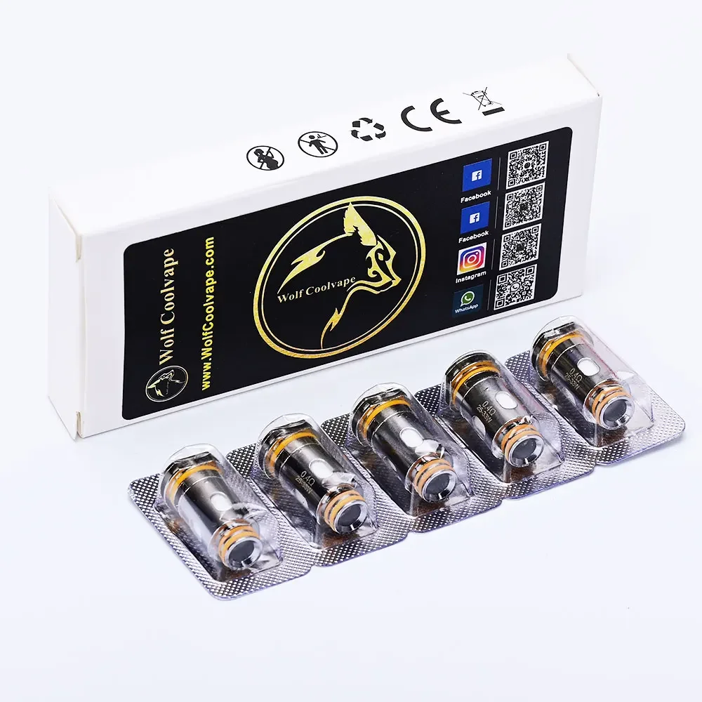 10 Aegis Boost Coil B Series 0.4ohm/0.6ohm MTL vape KA1 vape Zeus Nano Tank GV Boost Pods replacement coil - gallery image 2
