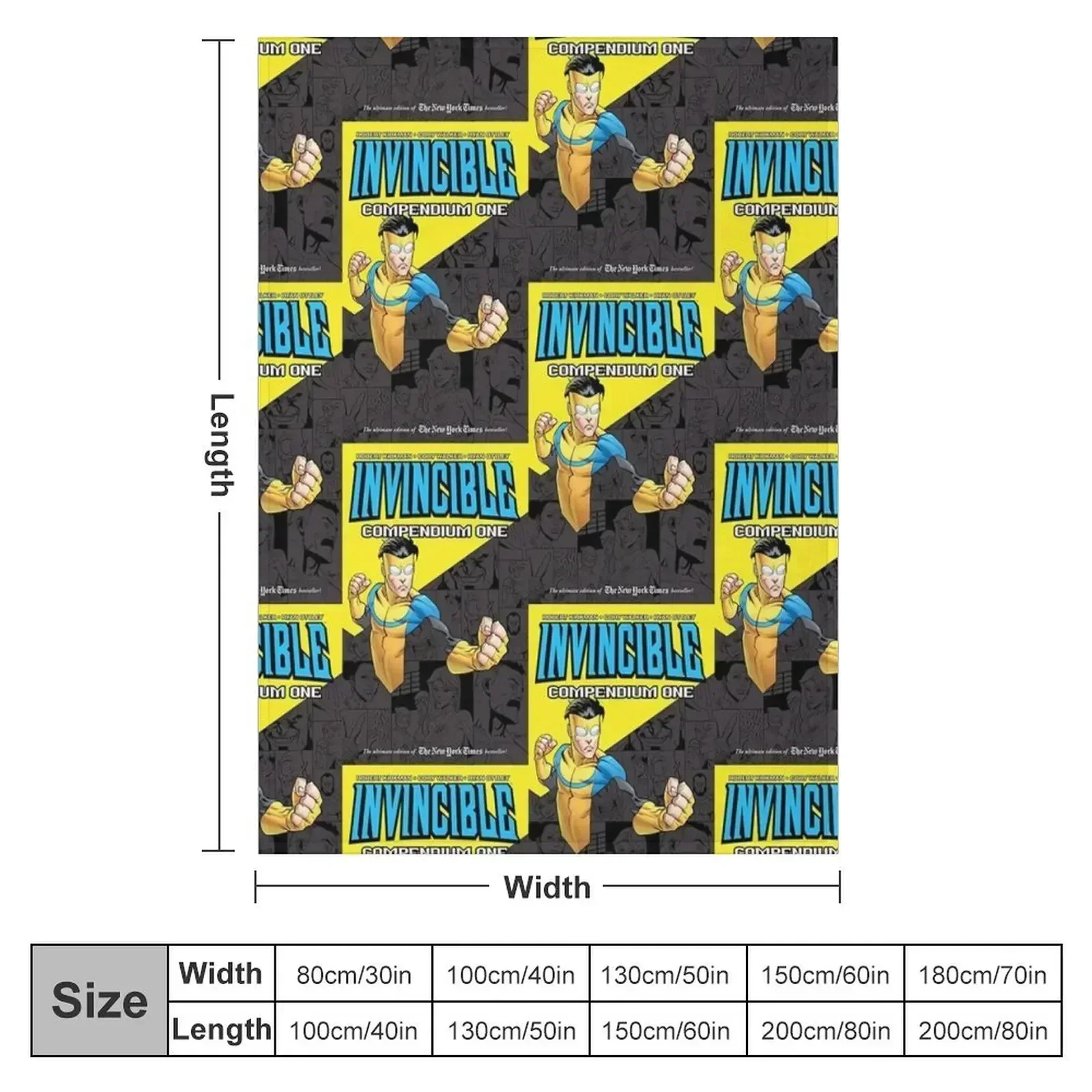 invincible cover Throw Blanket Thermals For Travel Sofa Quilt Warm christmas gifts Blankets For Baby cosplay anime Blankets