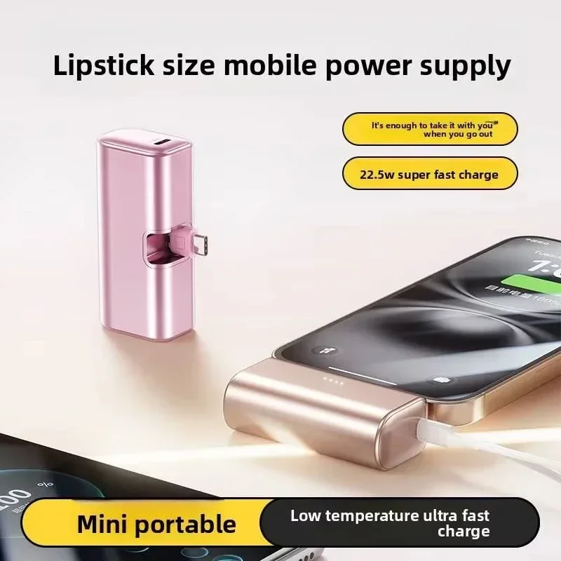 Lenovo 500000mAh 225W USB C Fast Charging Mini Power Bank Portable Travel Battery Pack for iPhone 17 16 15 Samsung Xiaomi