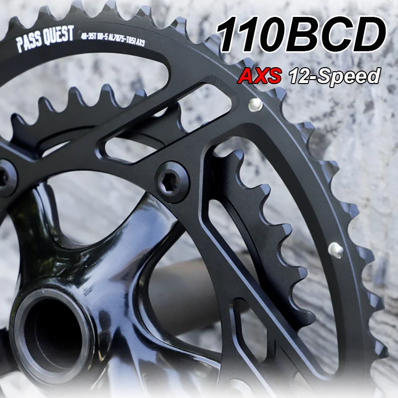 

Crown Bcd 110 5 Holes Aero Chain Ring 110bcd For Sram 3550 Apex Red Axs 12s Double Closed Chainring 2x Road Bike Crowns