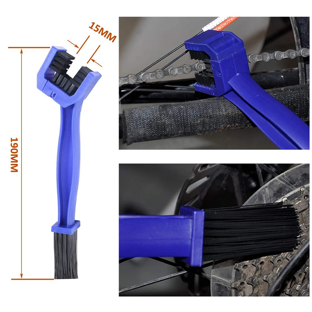 Portable Bicycle Chain Cleaner Bike Brushes Scrubber Wash Tool Mountain Cycling Cleaning Kit Outdoor Accessory