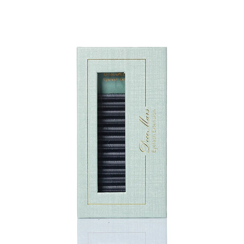 U-shaped 6D Eyelash Extension Grafted Eyelashes Natural Dense Non-scattered Double Layer (12 Lines/tray)