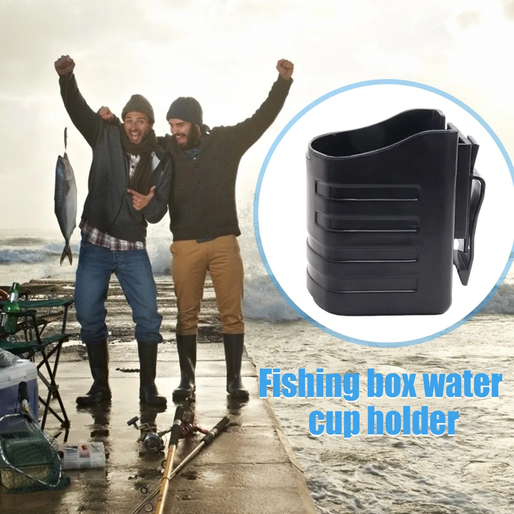 1-10PCS Plastic Fishing Box Water Carrier Easy Installation Fishing Box Bottle Holder Portable Removable Lightweight Accessories