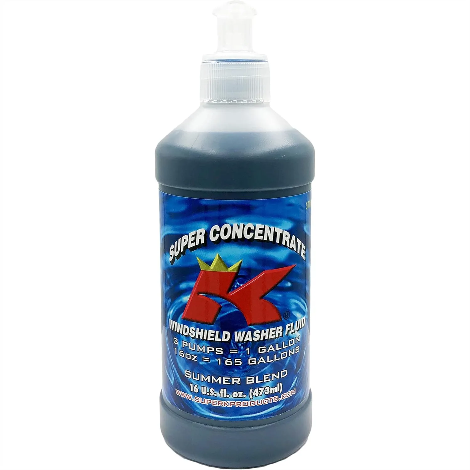 

Super Concentrate Windshield Washer Fluid - 16 fl oz Makes 165 Gallons for Summer Use