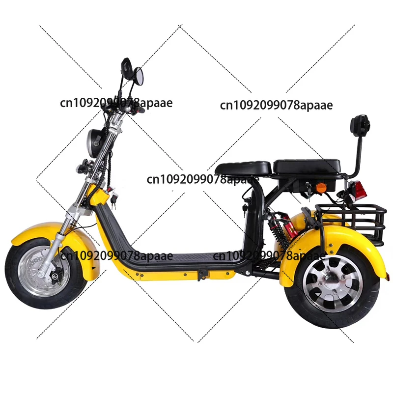 2024 China Made Citycoco 60v 32ah2000w 3 Wheel Electric Tricycle Scooter