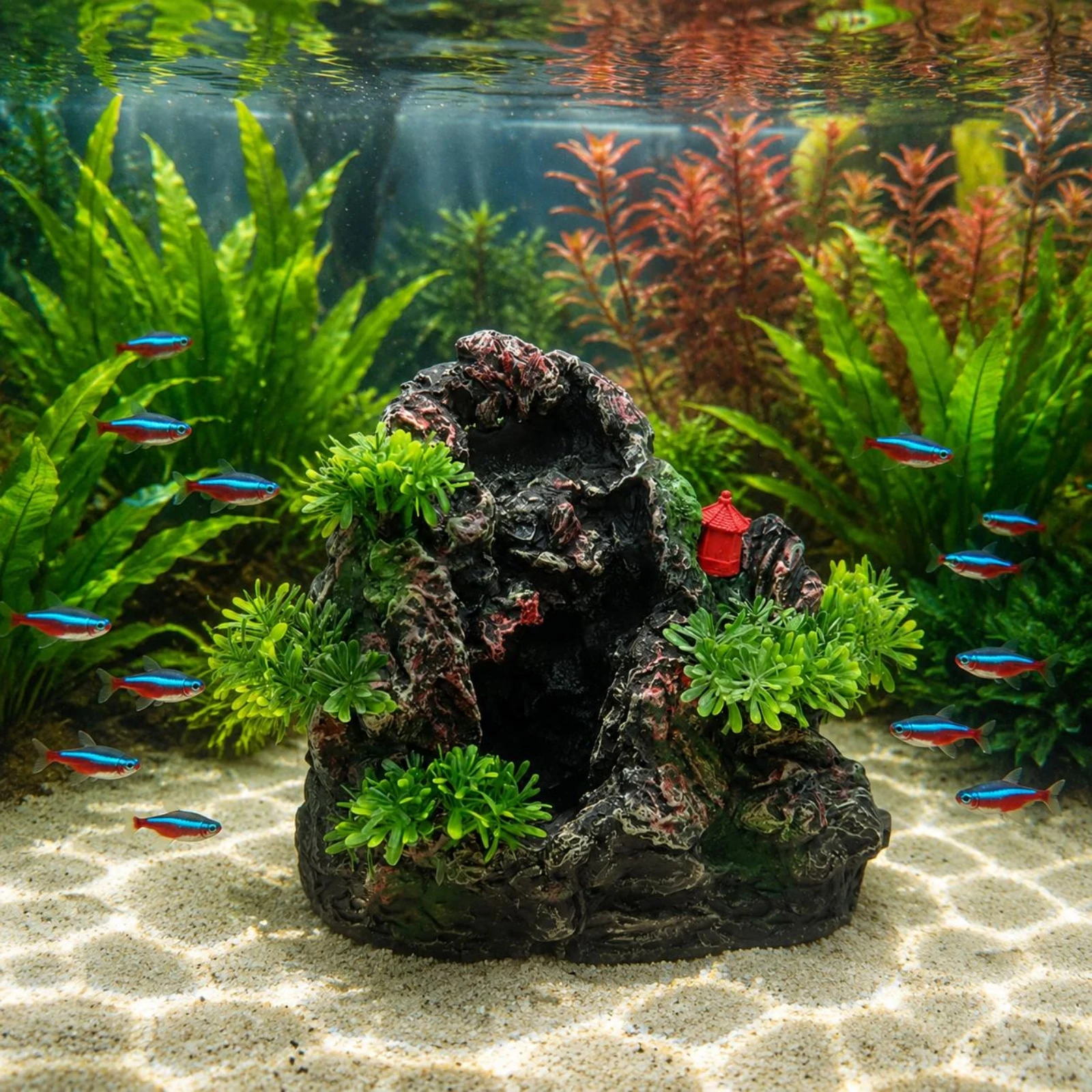 Sand Waterfall Ornament Eco-Fr - огляд і ціна Aquarium Fish Hide