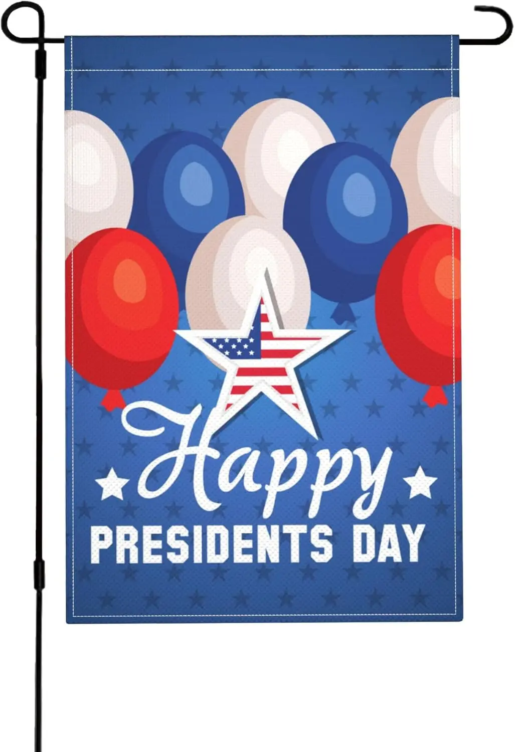 Happy Presidents Day Outdoor Flag 12x18 Inch Presidents Day Decorations America Patriotic Flags for Outside Double Sided Hea yyi