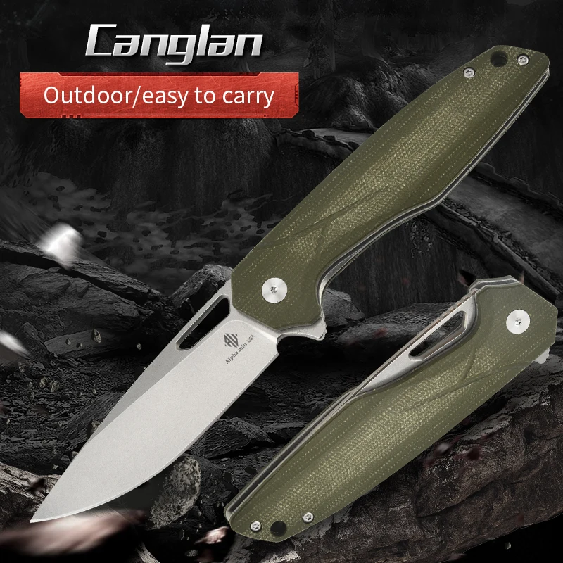 

Outdoor Survival Knife, Carbon Steel Fixed Blade Camping Knife with G10 Handle for Hunting Bushcraft tool Adventures