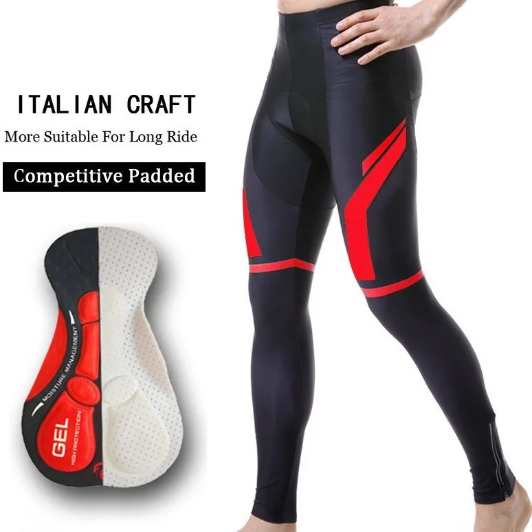 

Cycling Pants Bike Cycling Trousers Anti-sweat Anti-shock 5D Anti-Slip Padded Gel Racing Bicycle Sport Pants