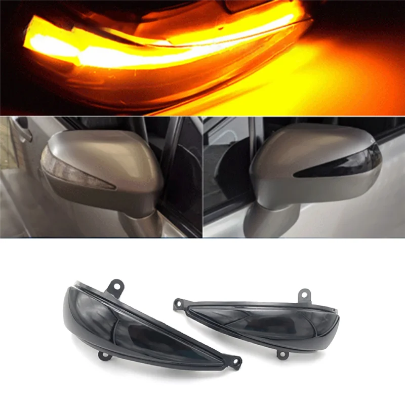 LED Side Wing Rear View Mirror Signal Indicator Light for Honda Civic MK8 2006-2011 34300SMGE01 Yellow Lights