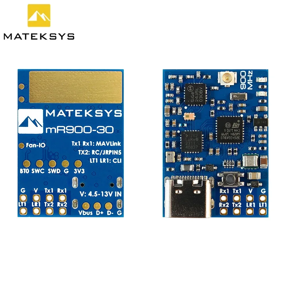 MATEK Mateksys mLRS MAVLink 900MHz Receiver, mR900-30