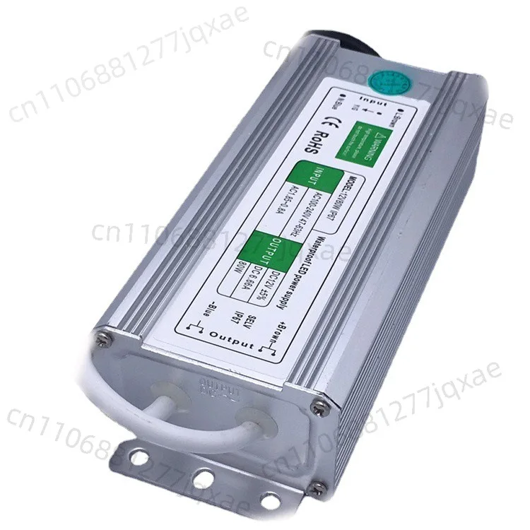 

80W12V24V output constant voltage IP67 waterproof power supply, waterproof and dustproof, outdoor led display