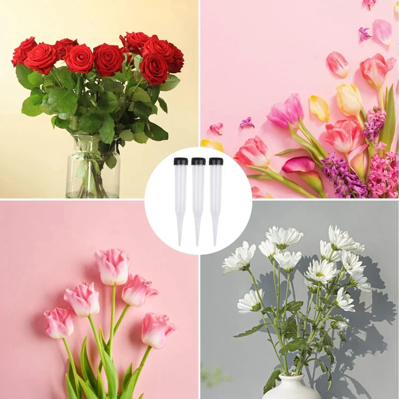 Flower Tubes Transparent Water Tube Fit For Flowers, Reusable Flowers, Water Tubes