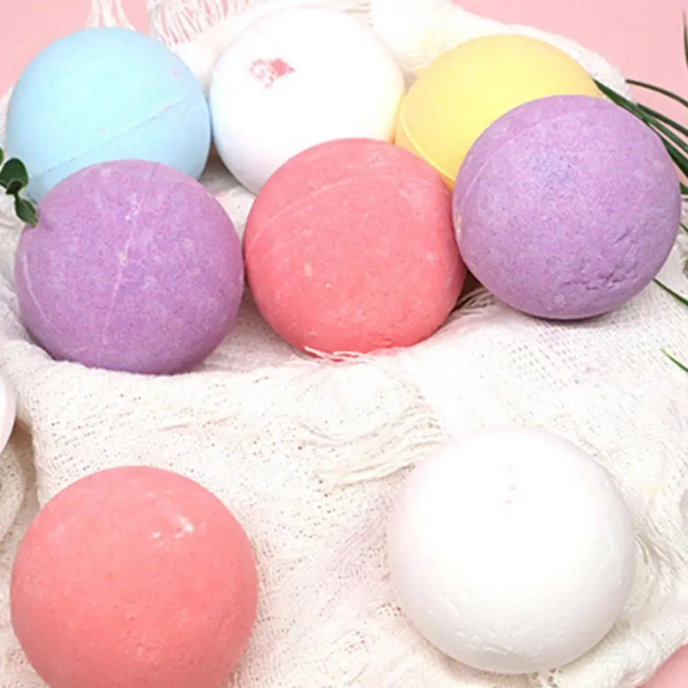 جديد الاطفال حمام فقاعة حمام الملح الكرة للاستحمام دونات شكل قلب الاستحمام سبا زيت طبيعي ترطيب الجلد الجاف #1