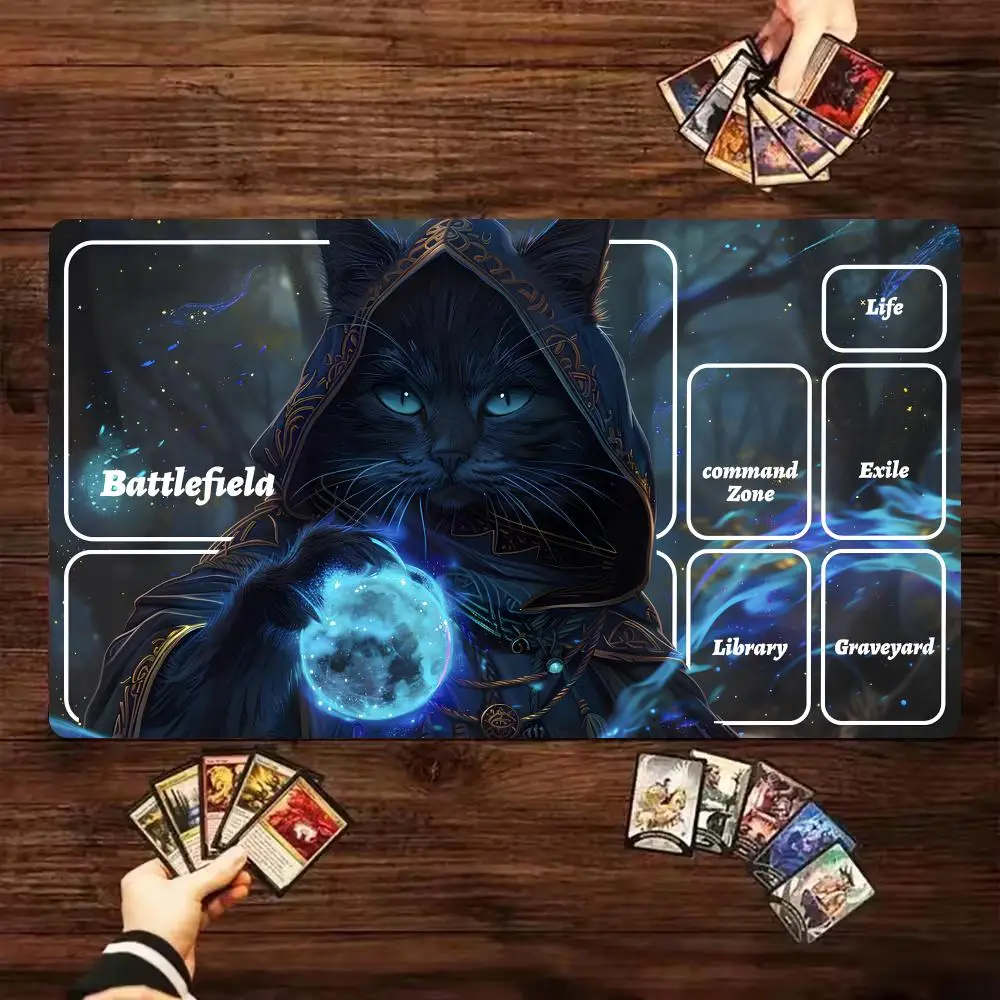 Tapete de juego Black Cat Wiza - Pc Gaming Zone reseña y precio