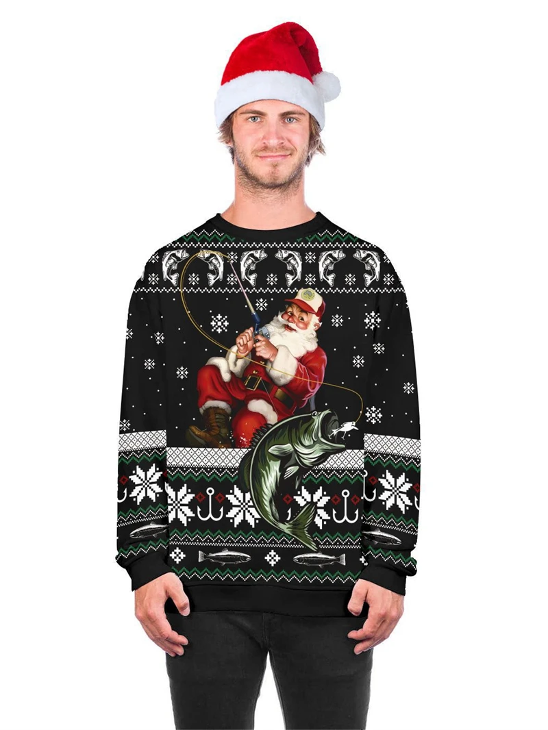 

Men Women Ugly Christmas Sweater Funny Humping Reindeer Climax Tacky Christmas Jumpers Tops Couple Holiday Party Xmas Sweatshirt