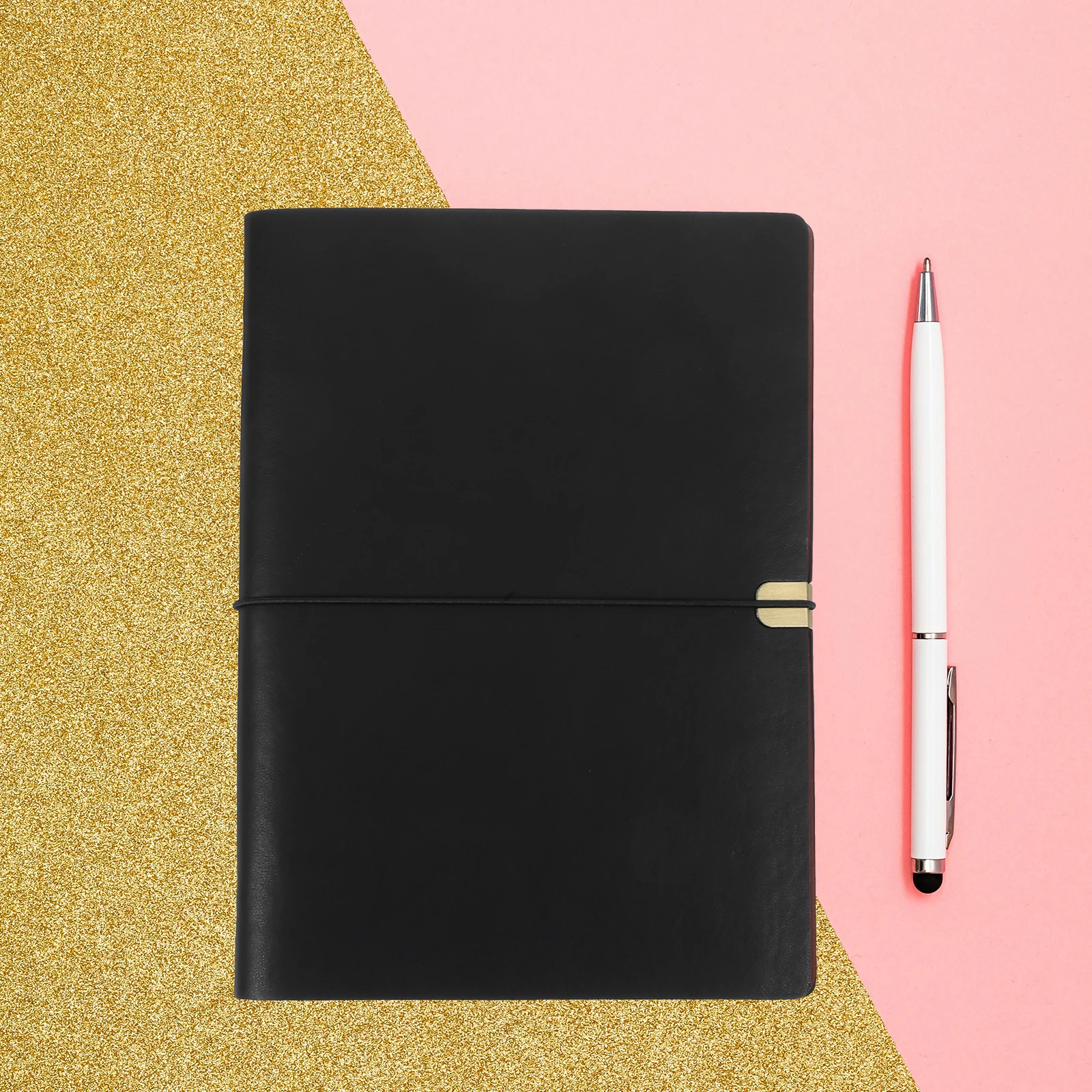 

Vintage Strap Refillable Loose Leaf Blank Pages Creative Writing Meeting Notes Journaling Aesthetic Journal Women Portable Size