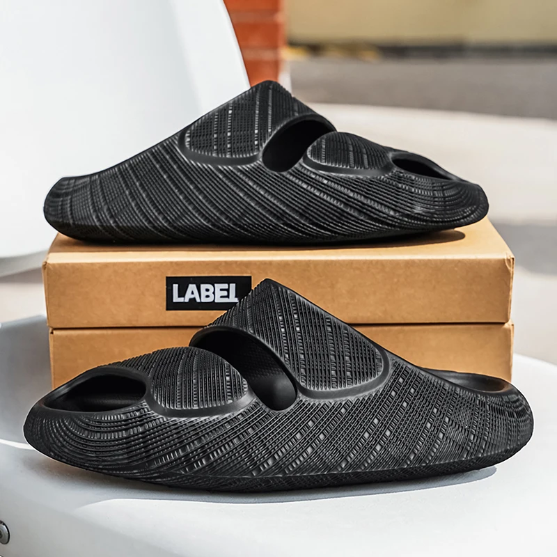 Heren clogs, antislip platte schoenen voor thuis en strand_voghion.com