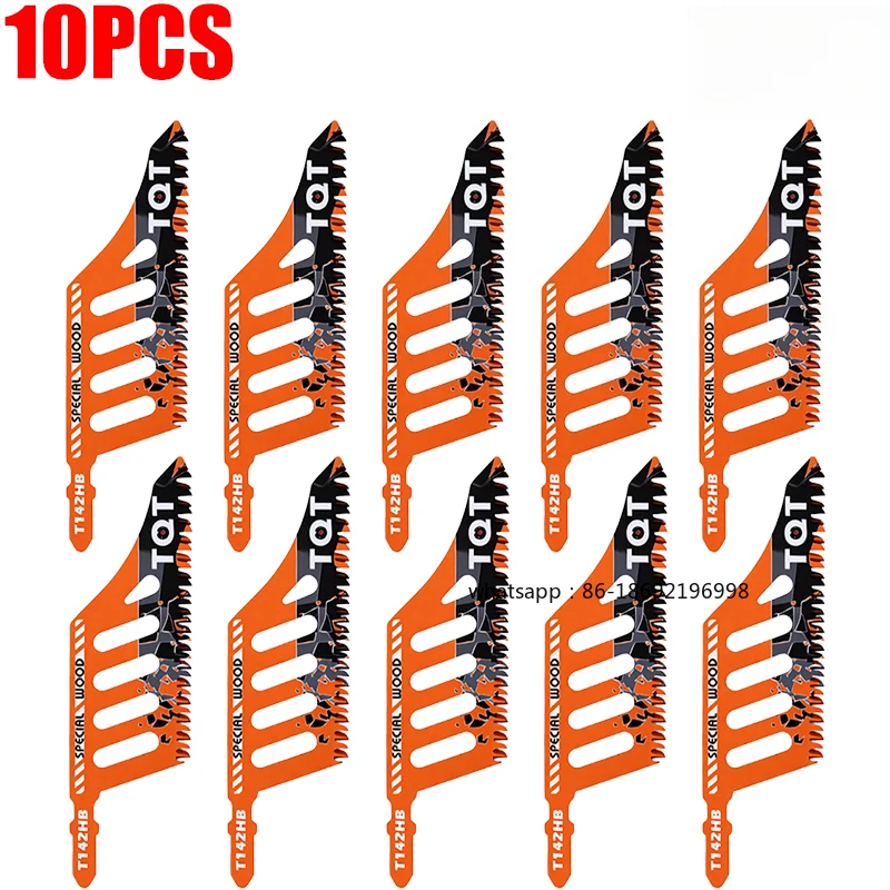Jigsaw Blade Extra Long Heavy Duty Scroll Saw Blades T-Shank Fine Coarse Teeth for Wood Aluminum Tight Spaces