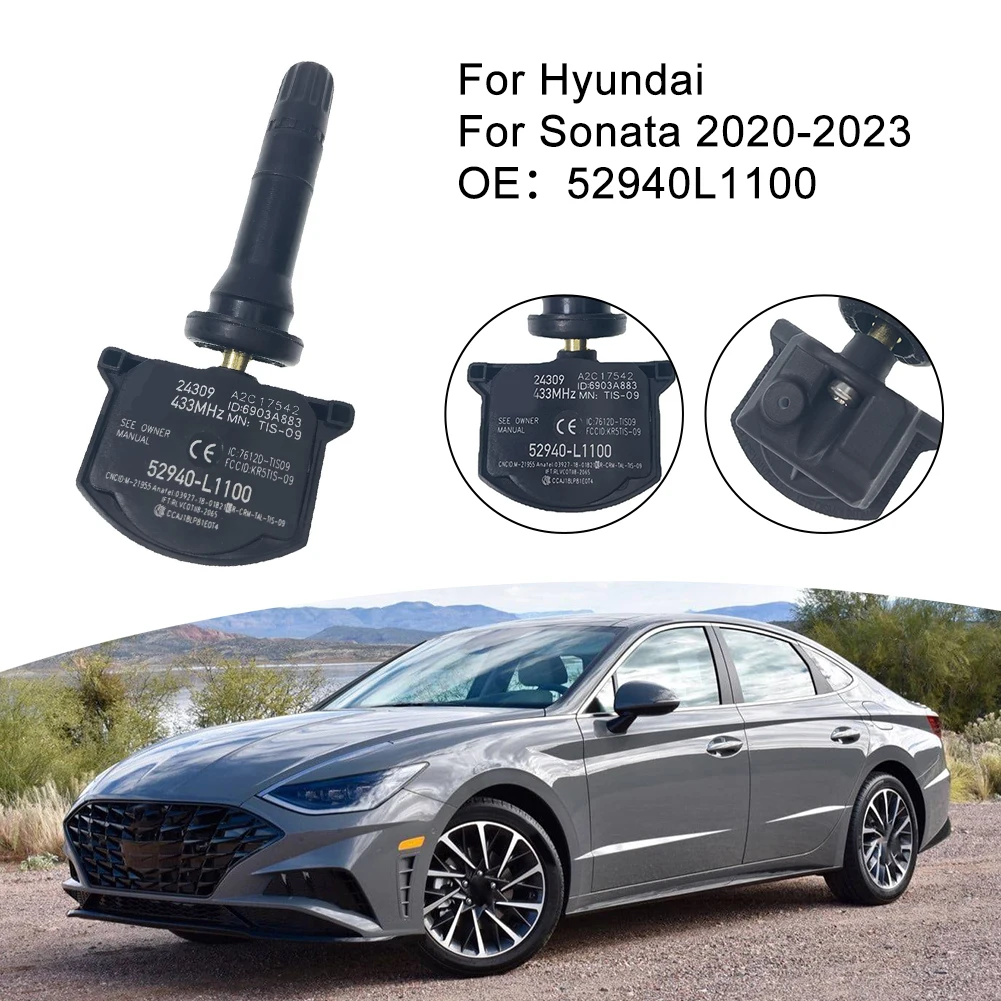 TPMS Sensors suitable for various engine sizes in For Hyundai & For Kia vehicles Part No 52940L1100 Frequency 433MHz