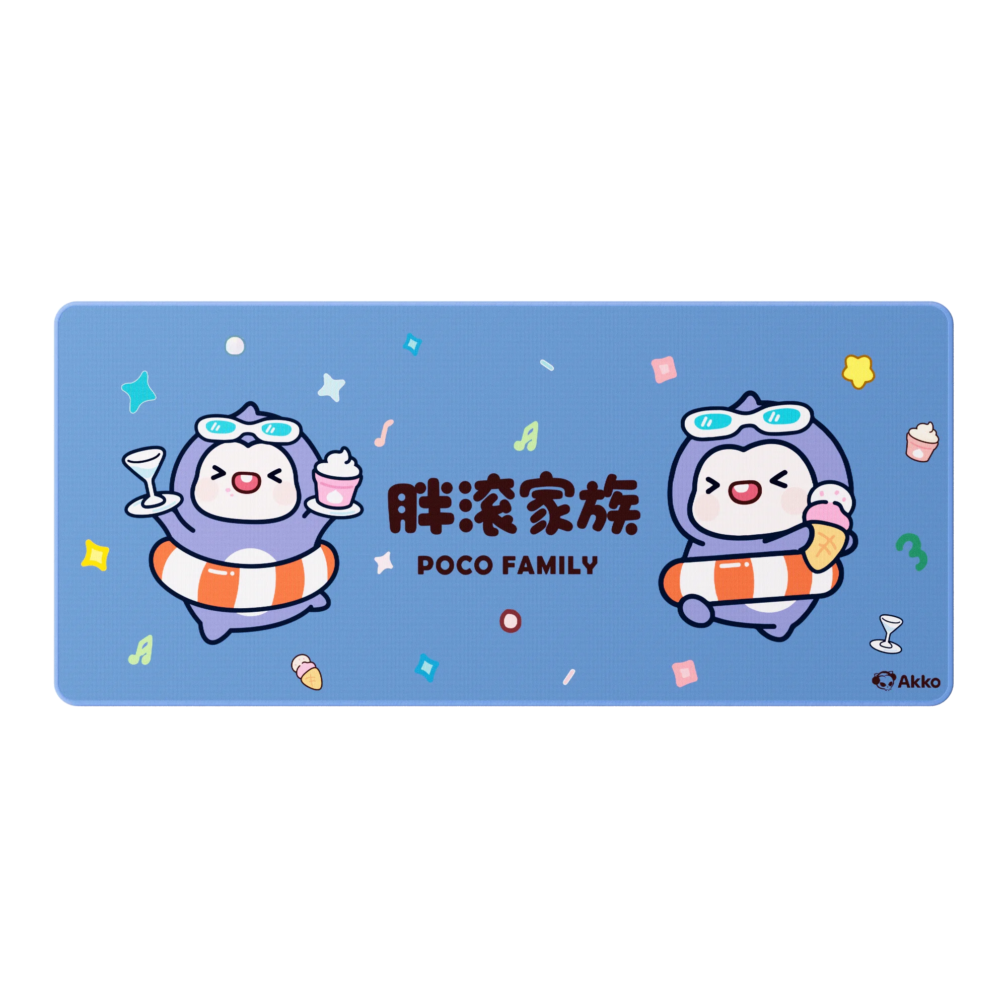 

Akko Cute Animal Theme Keyboard Mouse Pad Anti-Slip Rubber MousePad Thick Seam Edge for Office Gaming 900X400mm Large