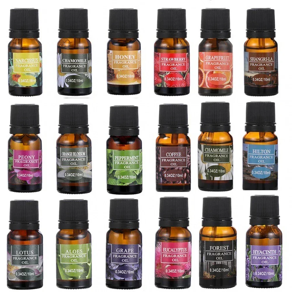 10Ml Essential Oil Fruit Flower Flavor Natural Plant Making Diffuser Essential Oil 27 Kinds Oil for DIY Soap Candles