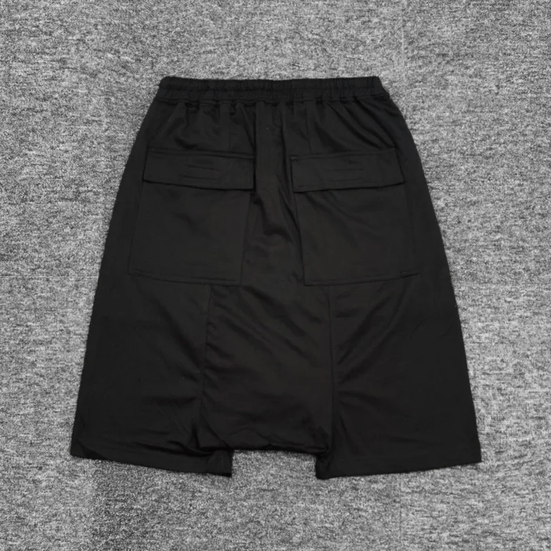 HKSH Summer New Men Tide Chic Ins Dark Style Classic Baggy Shorts Basic Drop-Crotch Pants High Street Trendy Capris Vibe HK25688
