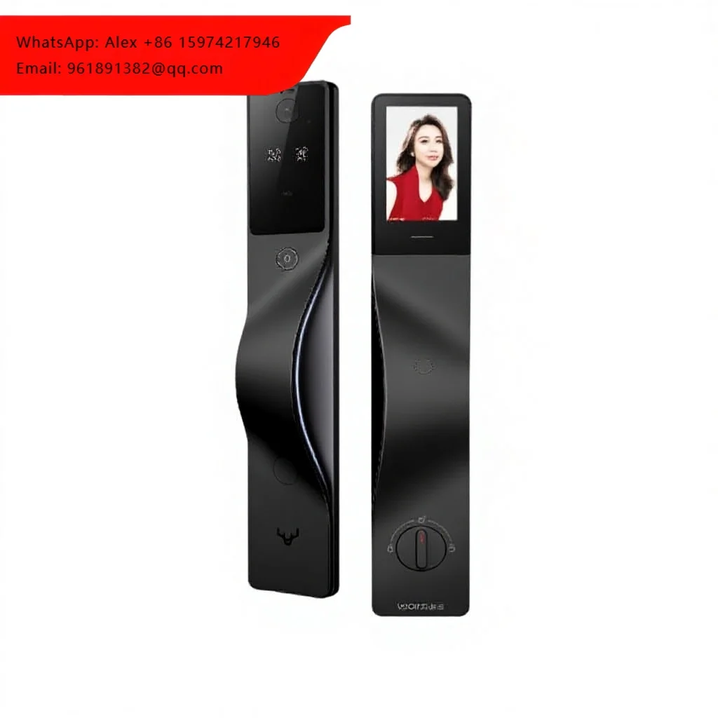 

Loker V5Max Long-Lasting Battery Version Palm Vein Palm Lock Magnetic Card Cat Eye Large Screen Fingerprint Smart Door Lock