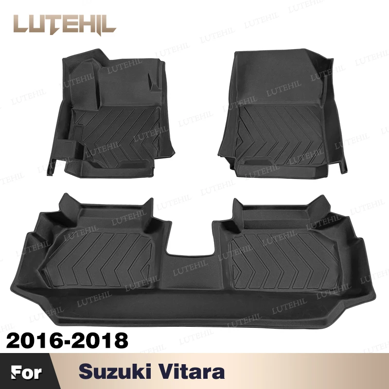 

For Suzuki Vitara 2016 2017 2018 Custom All-Weather TPE Floor Mat Carpet Cover Automotive Interior Protector Accessories