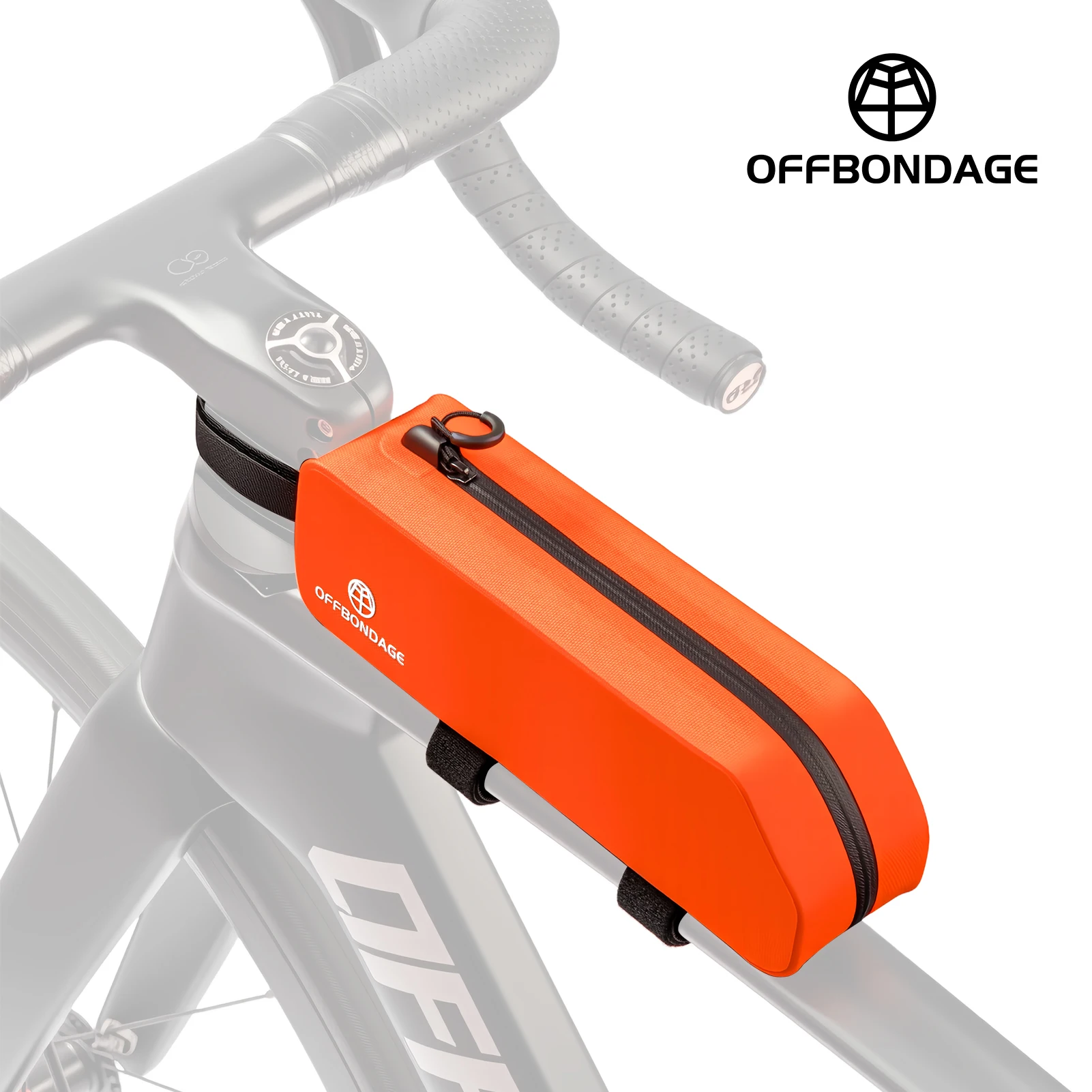OFFBONDAGE Fahrradtasche MTB Rennrad Vordertasche Fahrradrahmentasche Wasserdichte Große Kapazität Mountainbike Zubehör