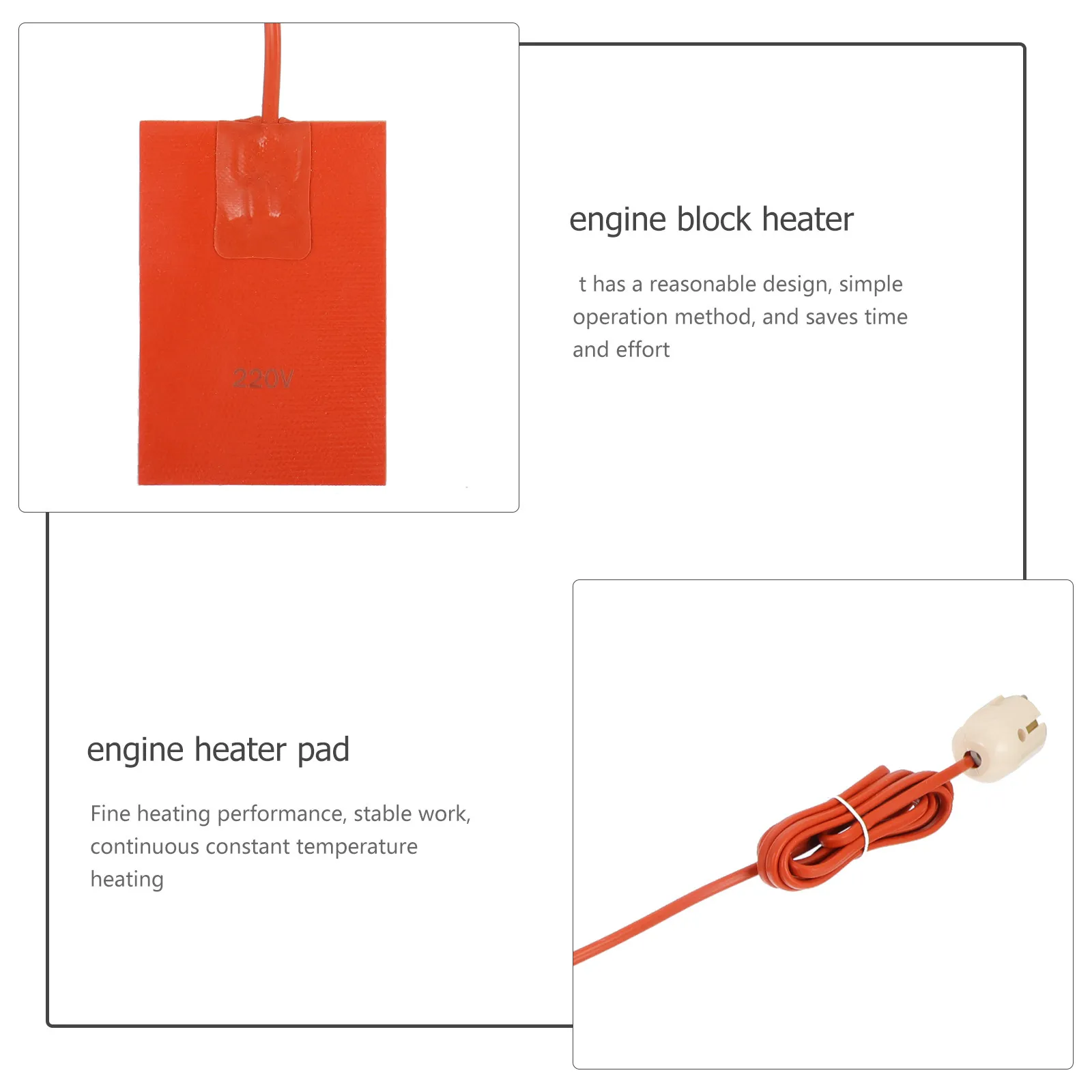 

Самоклеящийся нагревательный элемент 150 Вт для подогрева картера двигателя и водяного бака автомобиля, предотвращающий замерзание и сохраняющий тепло