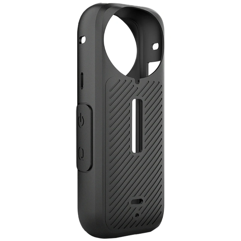 Protector silicona Fit para cámara acción Insta 360X4 con tapas lente